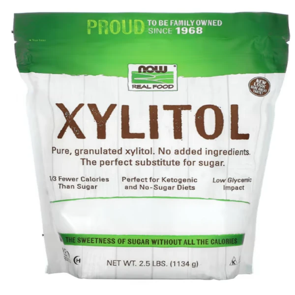 NOW Foods, Real Food, Xylitol, 2.5 lbs (1134 g)