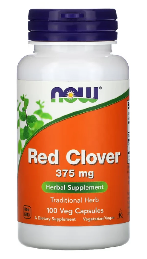 Now Foods, Red Clover, 375 mg, 100 Capsules