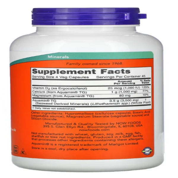 Now Foods, Red Mineral Algae, 180 Vcaps