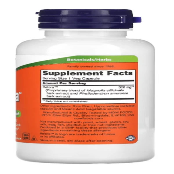 Now Foods, Relora, 300 mg, 120 Vcaps