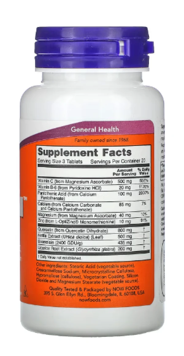 Now Foods, Respir-All, 60 Tablets