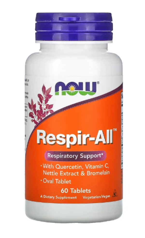 Now Foods, Respir-All, 60 Tablets
