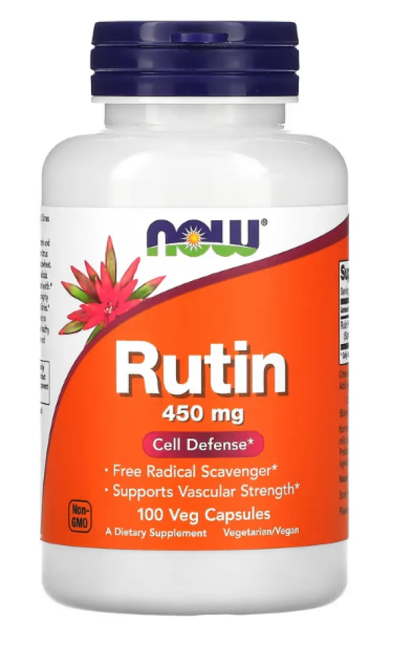 Now Foods, Rutin, 450 mg, 100 Veggie Caps