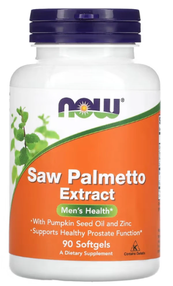 NOW Foods, Saw Palmetto Extract, , 90 Softgels