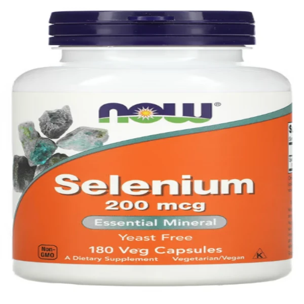 Now Foods, Selenium, 200 mcg, 180 Veggie Caps