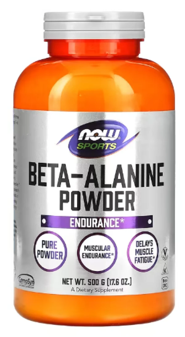 NOW Foods, Sports, Beta-Alanine, Pure Powder, 17.6 oz (500 g)