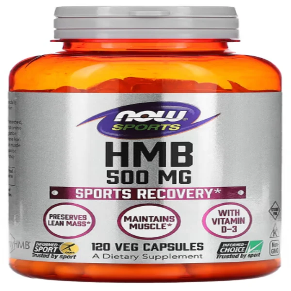 NOW Foods, Sports, HMB, 500 mg, 120 Veg Capsules