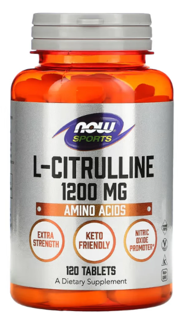 NOW Foods, Sports, L-Citrulline, 1,200 mg, 120 Tablets