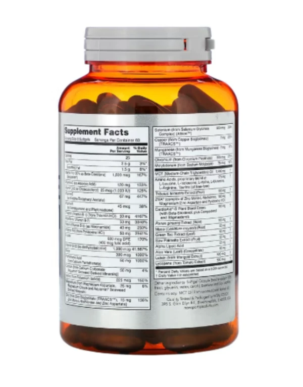 NOW Foods, Sports, Men's Active Sports Multi, 180 Softgels