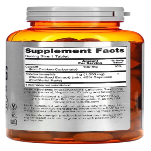 NOW Foods, Sports, Tribulus, 1,000 mg, 180 Tablets