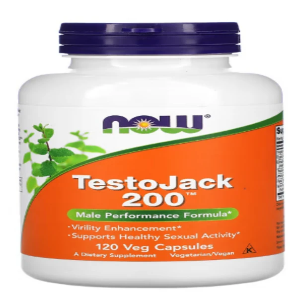 Now Foods, TestoJack 200, Extra Strength, 120 Veggie Caps