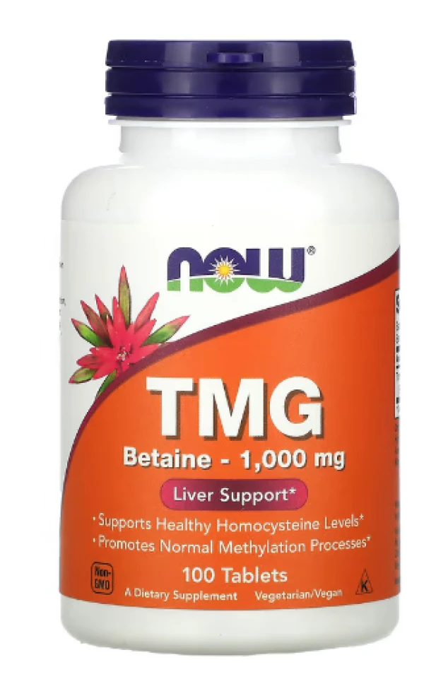 Now Foods, TMG (Trimethylglycine), 1,000 mg, 100 Tablets