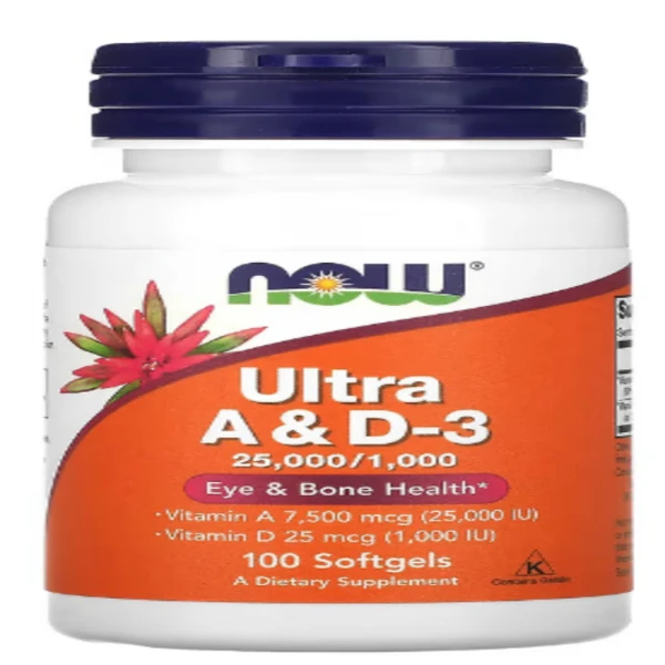 NOW Foods, Ultra A & D3, 100 Softgels