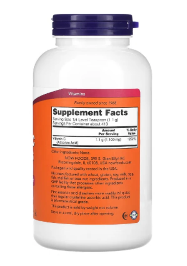 NOW Foods, Vitamin C Crystals, 1 lb (454 g)