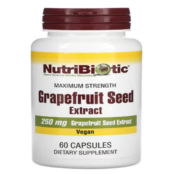 NutriBiotic, Grapefruit Seed Extract, 250 mg, 60 Capsules