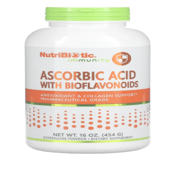 NutriBiotic, Immunity, Ascorbic Acid with Bioflavonoids, Crystalline Powder, 16 oz (454 g)