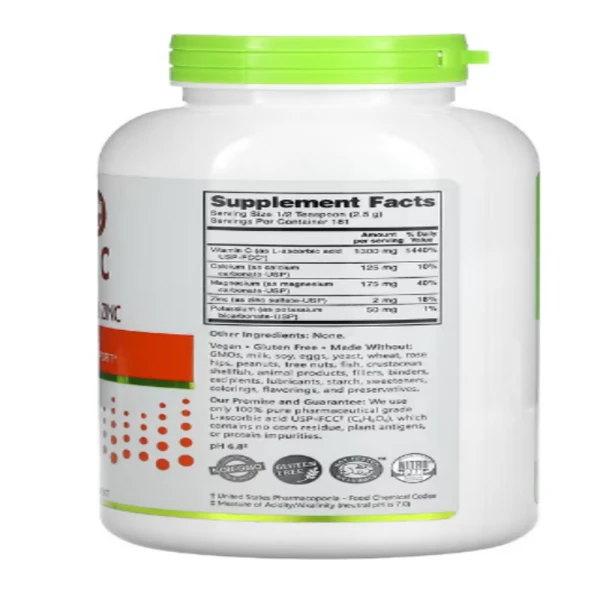 NutriBiotic, Immunity, Hypo-Aller C Vitamin C with Calcium, Magnesium, Potassium & Zinc, Crystalline Powder, 16 oz (454 g)