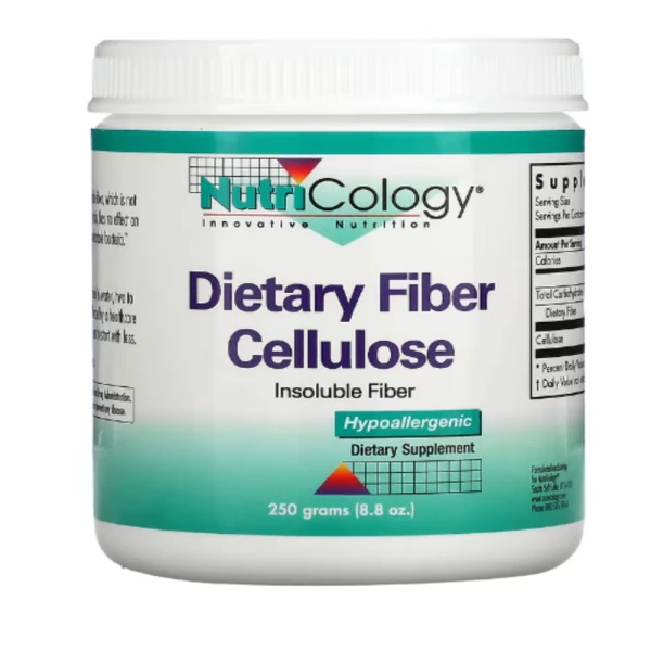 Nutricology, Dietary Fiber Cellulose, 8.8 oz (250 g)