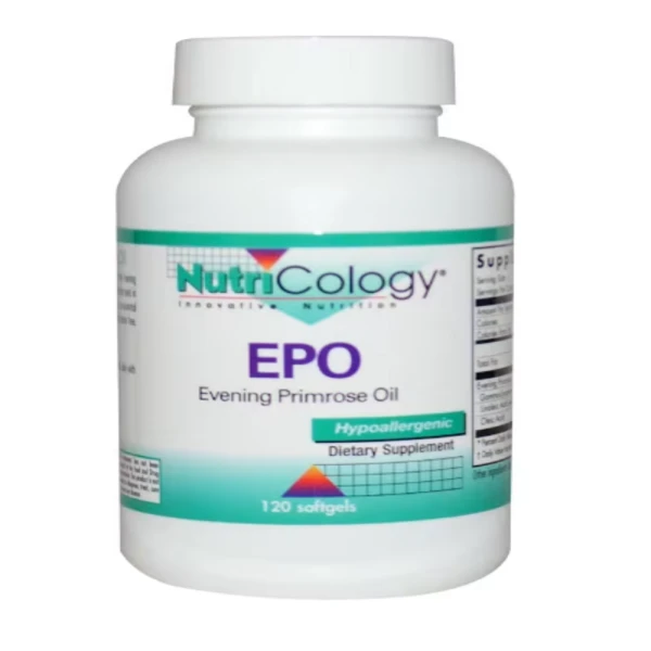 Nutricology, EPO, Evening Primrose Oil, 120 Softgels