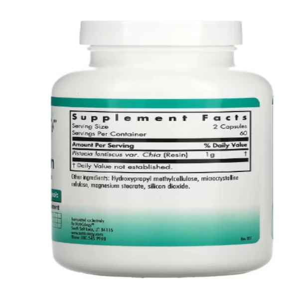 Nutricology, Mastic Gum, 120 Vegetarian Capsules