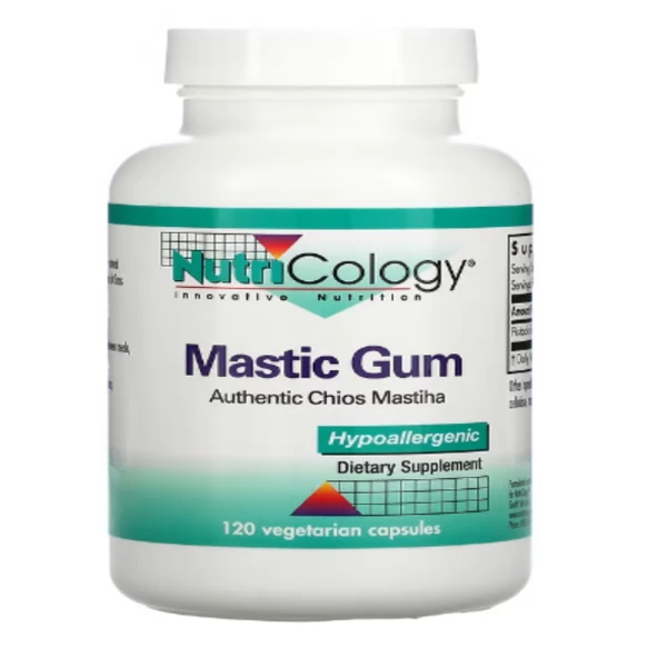 Nutricology, Mastic Gum, 120 Vegetarian Capsules
