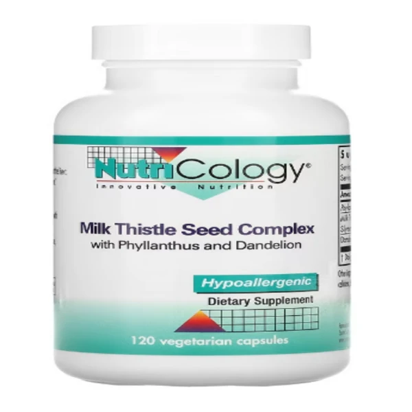 Nutricology, Milk Thistle Seed Complex, 120 Vegetarian Capsules