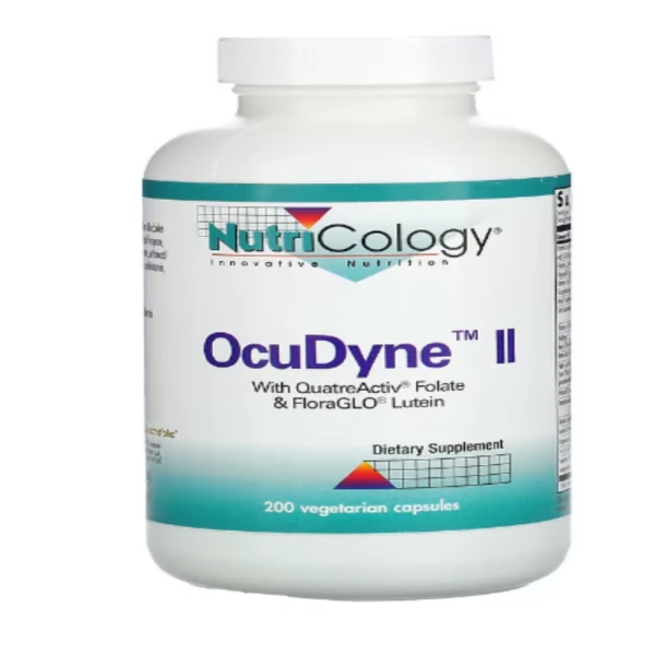 Nutricology, OcuDyne II, 200 Vegetarian Capsules