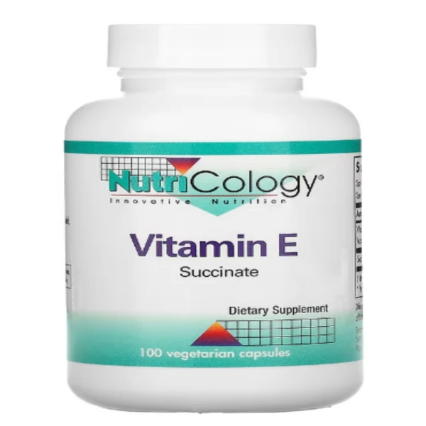 Nutricology, Vitamin E Succinate, 100 Vegetarian Capsules