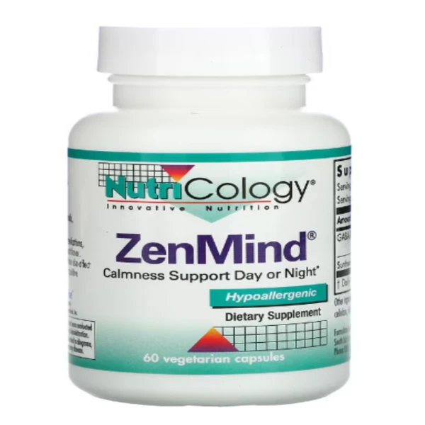 Nutricology, ZenMind, 60 Vegetarian Capsules