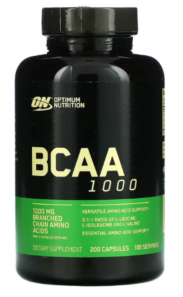 Optimum Nutrition, BCAA 1000, 1,000 mg, 200 Capsules