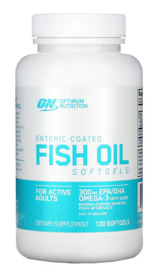 Optimum Nutrition, Enteric-Coated Fish Oil, 100 Softgels