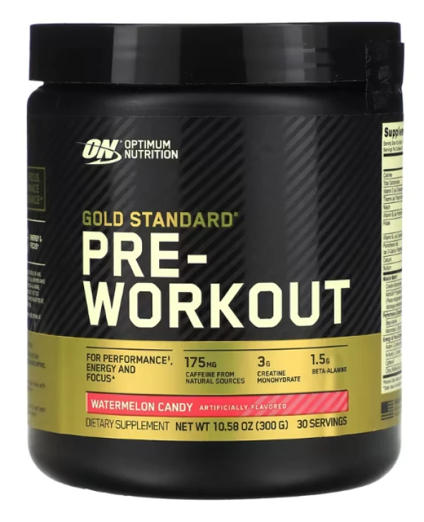 Optimum Nutrition, Gold Standard Pre-Workout, Watermelon Candy, 10.58 oz (300 g)