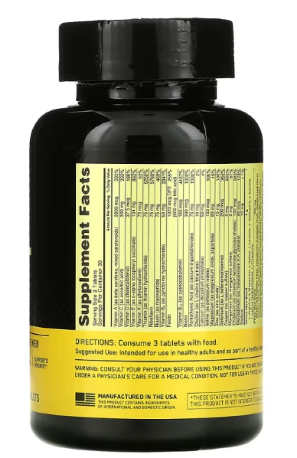 Optimum Nutrition, Opti-Men, 90 Tablets