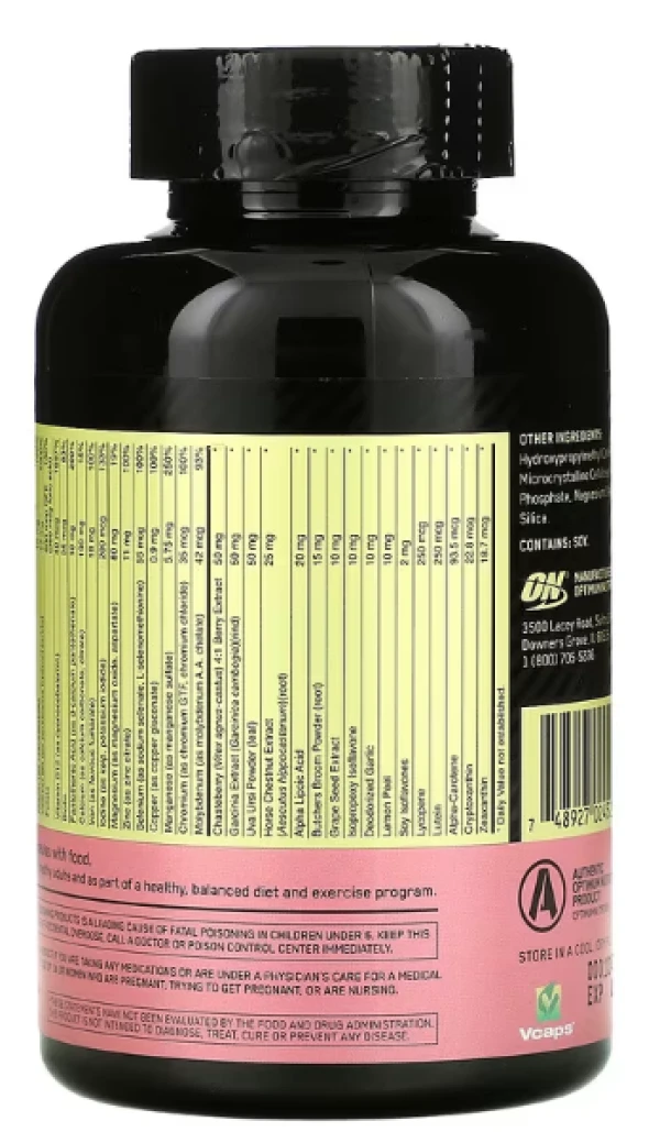 Optimum Nutrition, Opti-Women, 120 Capsules