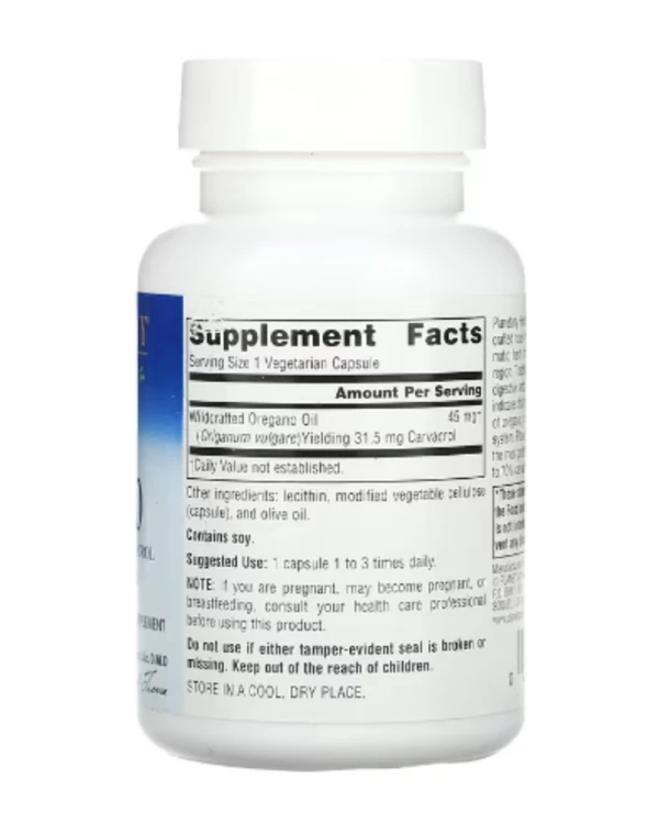 Planetary Herbals, Oil of Oregano, 60 Vegetarian Capsules