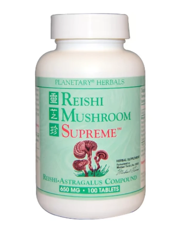 Planetary Herbals Reishi Mushroom Supreme™ -- 650 mg - 100 Tablets