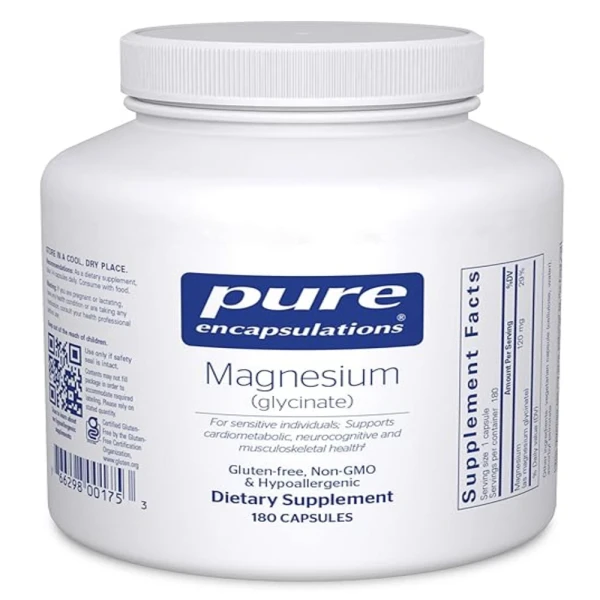 Pure Encapsulations Magnesium (glycinate) -- 180 Capsules