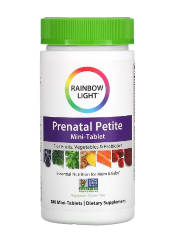 Rainbow Light Prenatal Petite Mini-Tablet Multivitamin -- 180 Mini Tablets