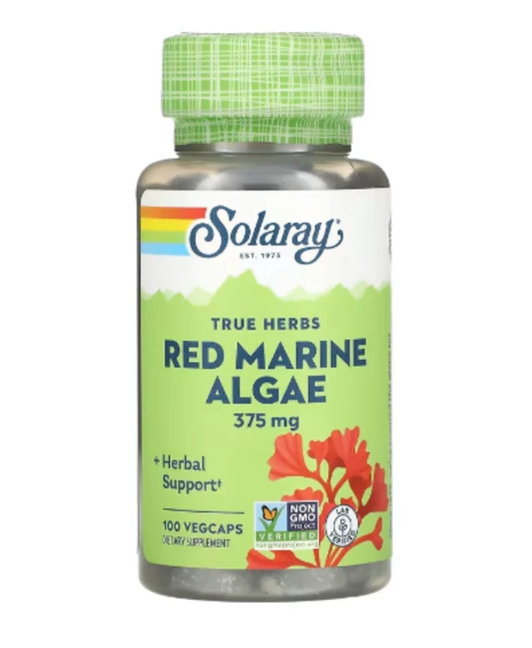 Solaray, Red Marine Algae, 375 mg, 100 VegCaps