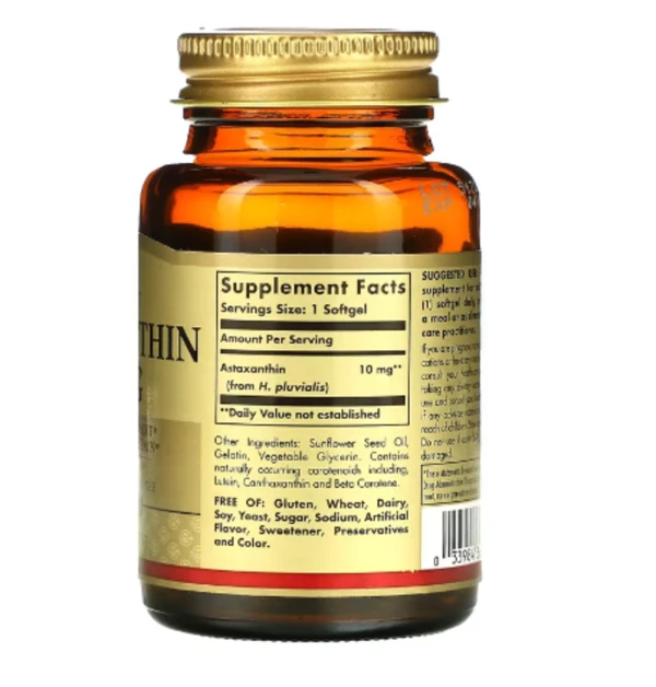 Solgar, Astaxanthin, 10 mg, 30 Softgels