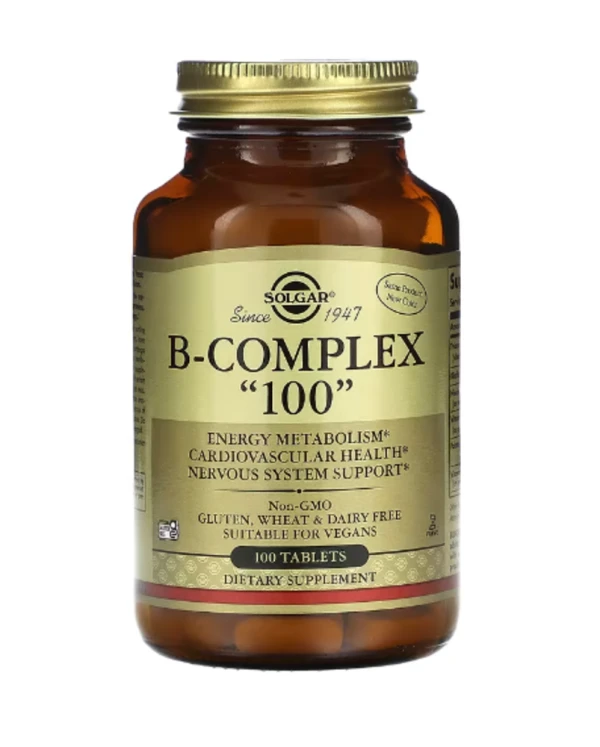 Solgar, B-Complex "100", 100 Tablets