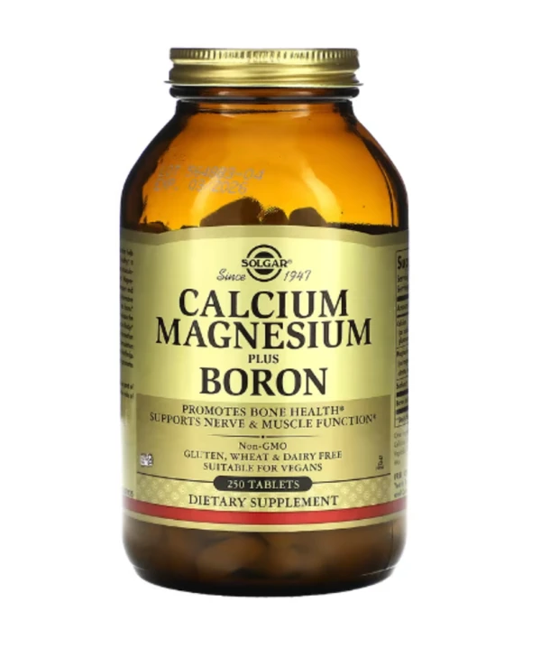 Solgar, Calcium Magnesium Plus Boron, 250 Tablets