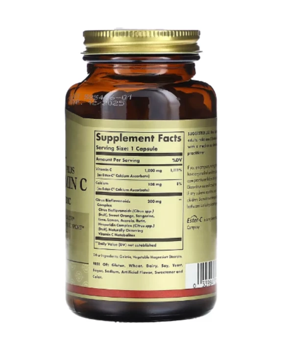 Solgar, Ester-C Plus, Vitamin C, 1,000 mg, 100 Capsules