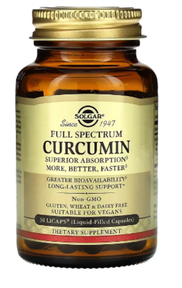 Solgar, Full Spectrum Curcumin, 30 LiCaps