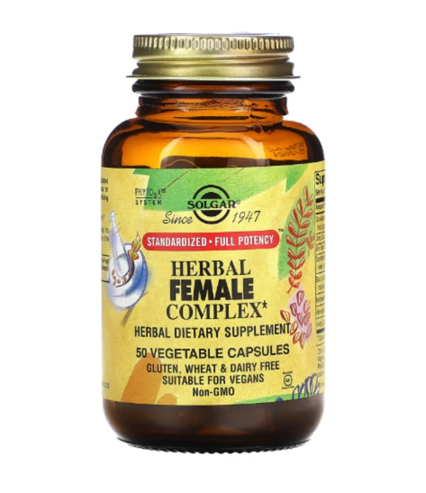 Solgar, Herbal Female Complex, 50 Vegetable Capsules