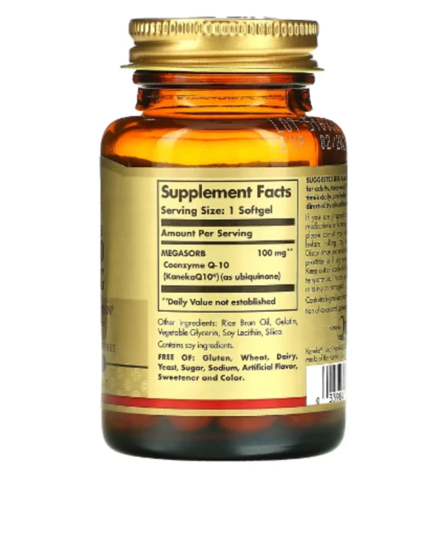 Solgar, Megasorb CoQ-10, 100 mg, 90 Softgels