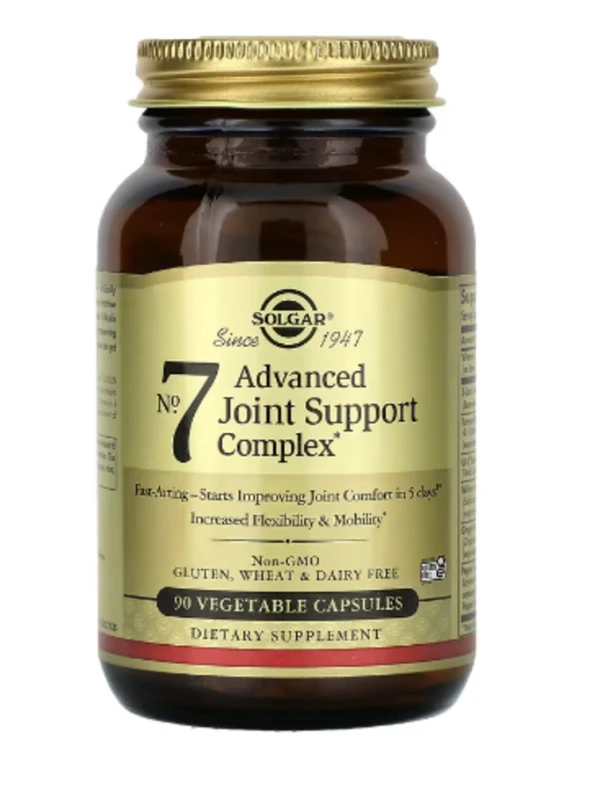 Solgar, No. 7, Advanced Joint Support Complex, 90 Vegetable Capsules