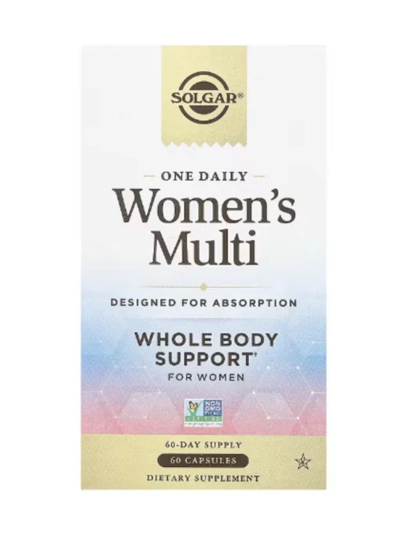 Solgar, One Daily Women's Multi, 60 Capsules