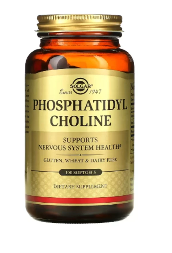Solgar, Phosphatidyl Choline, 100 Softgels