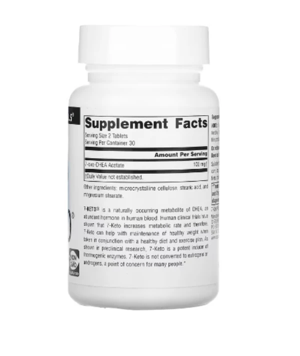Source Naturals, 7-Keto, DHEA Metabolite, 50 mg, 60 Tablets